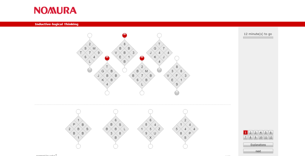 logical test Nomura